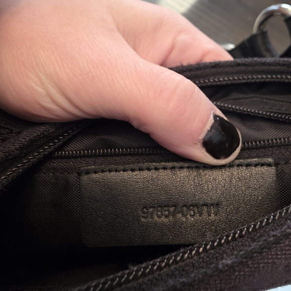 Harley-Davidson Women's Hobo Handbag in canvas with genuine leather trim - Picture 7 of 8